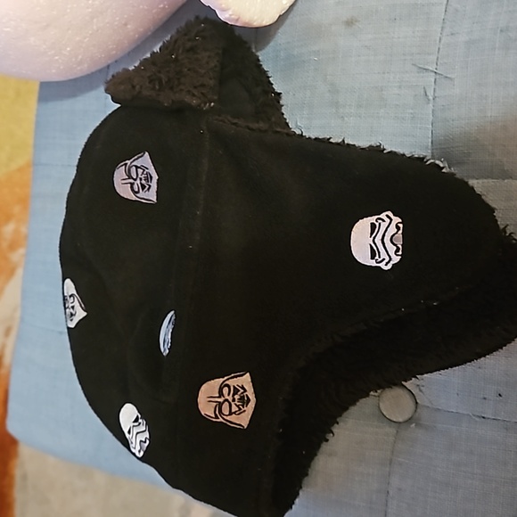 ๐3/$25๐ Star Wars Darth Vader/ Storm Trooper Black Trapper Hat size S/M - Picture 7 of 7